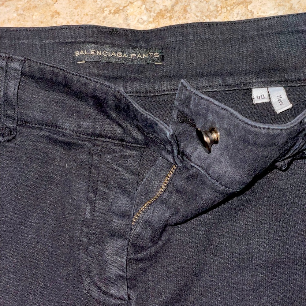 Black Balenciaga jeans size 40